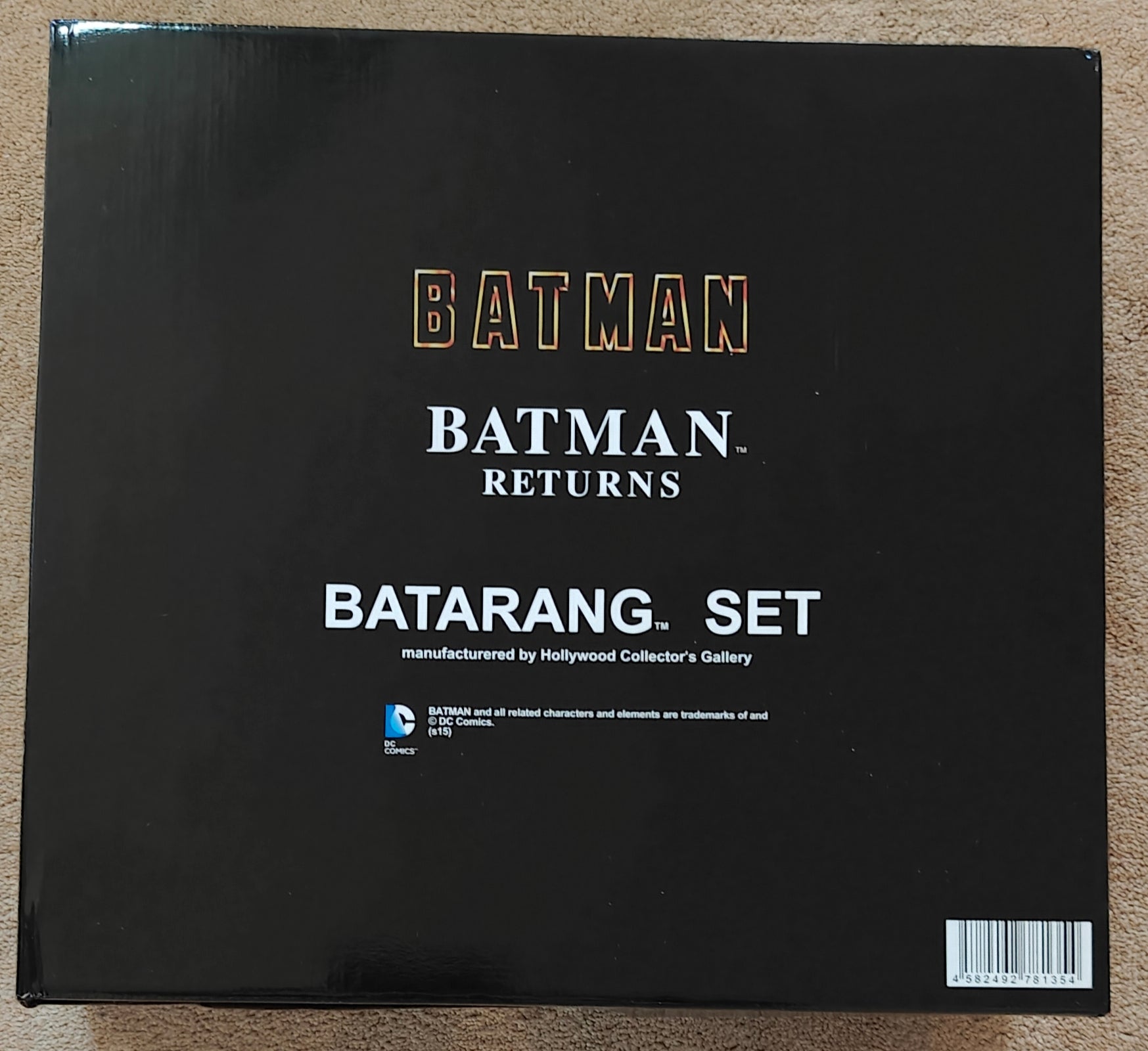 Michael Keaton Signed Limited Edition HCG DC Licensed Batman & Batman Returns Batarang Set - Only 3 Signed