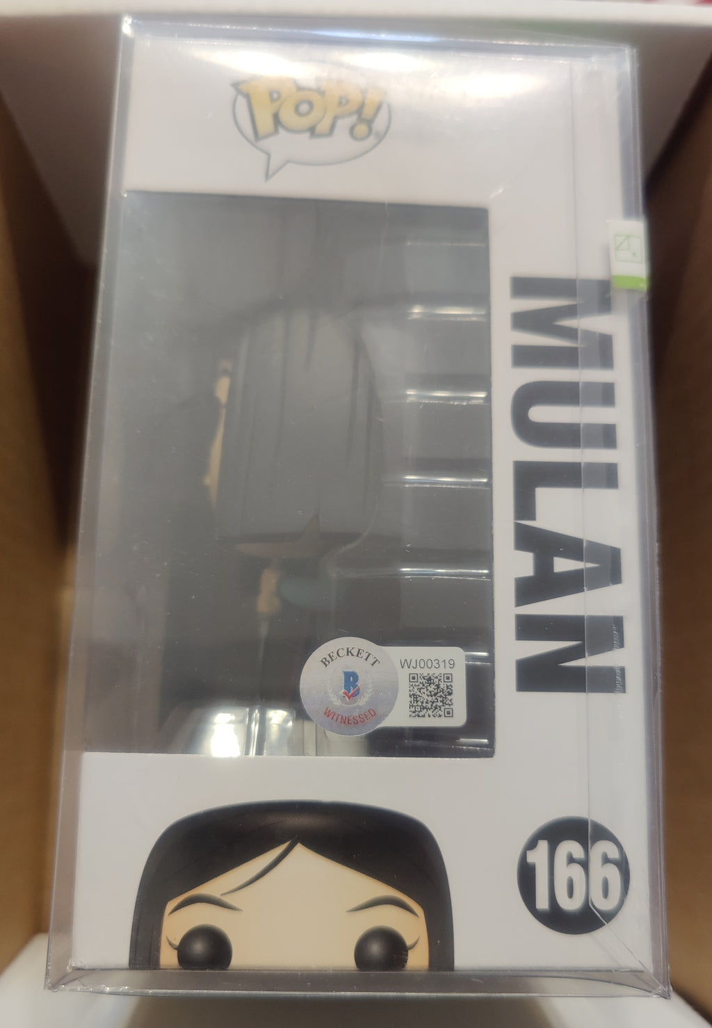 Ming-Na Wen Signed Mulan Funko Pop from Disney's Mulan