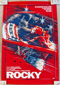 Sylvester Stallone Autographed Rocky 24x36 Screen Print by Yvan Quinet – Limited Edition #155/160 – Only Two Signed!