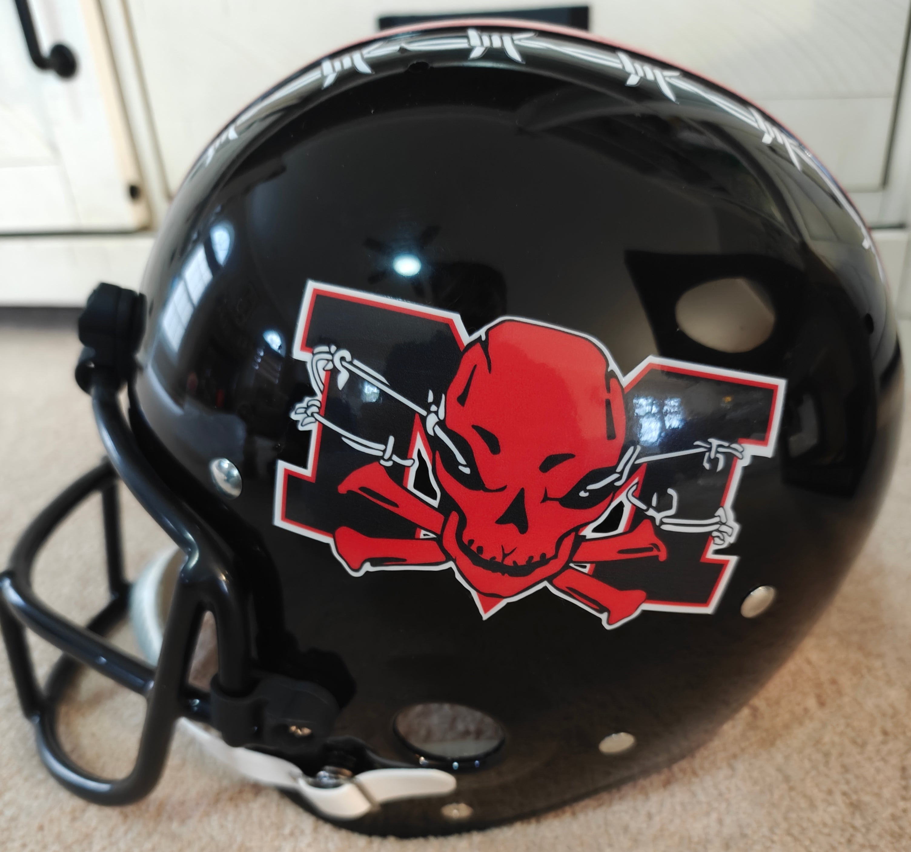 Burt Reynolds Signed & Inscripted 1:1 Football Game Helmet Replica from The Longest Yard