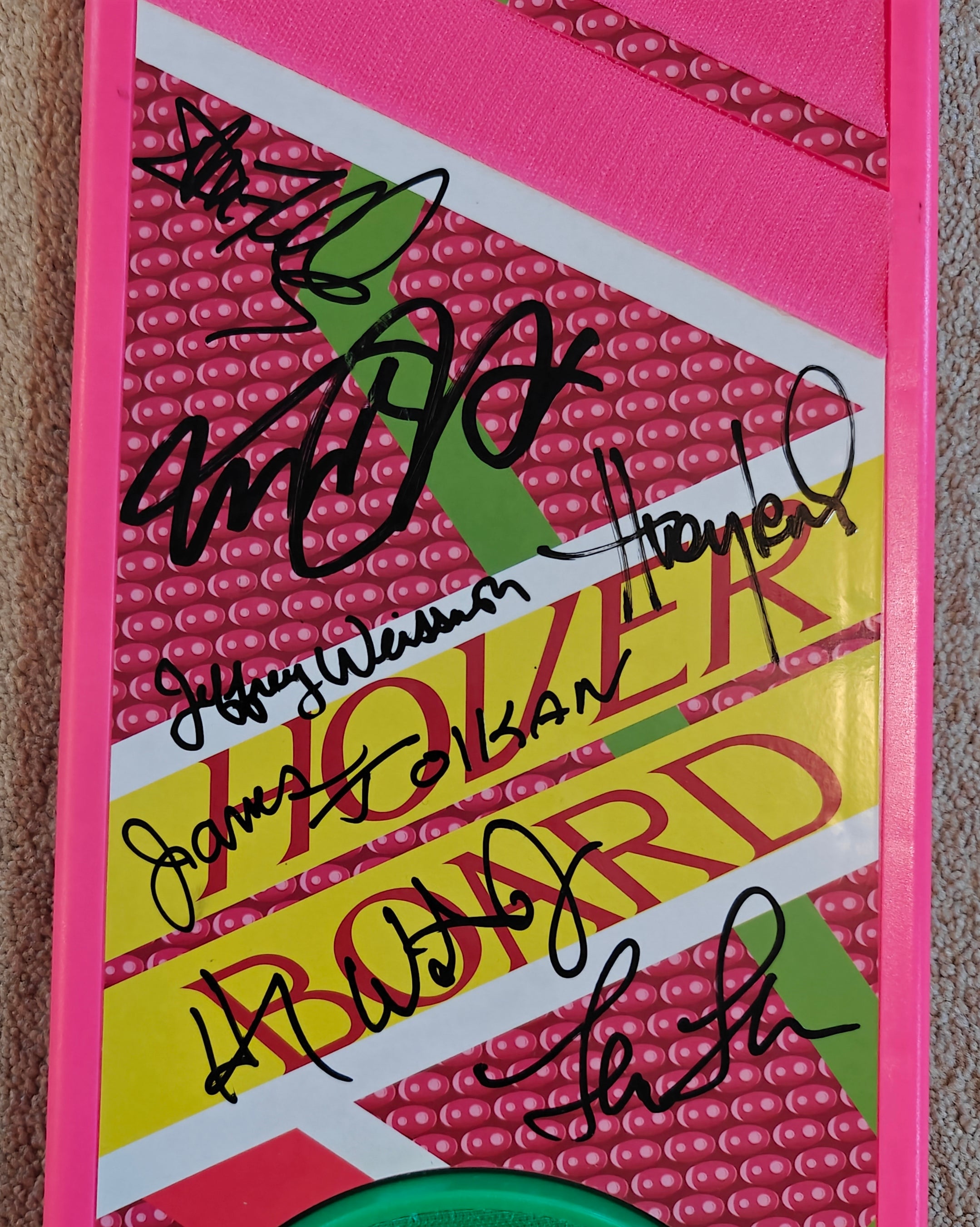 Fox, Lloyd +9 Autographed Back to the Future 1:1 Hoverboard Prop Replica