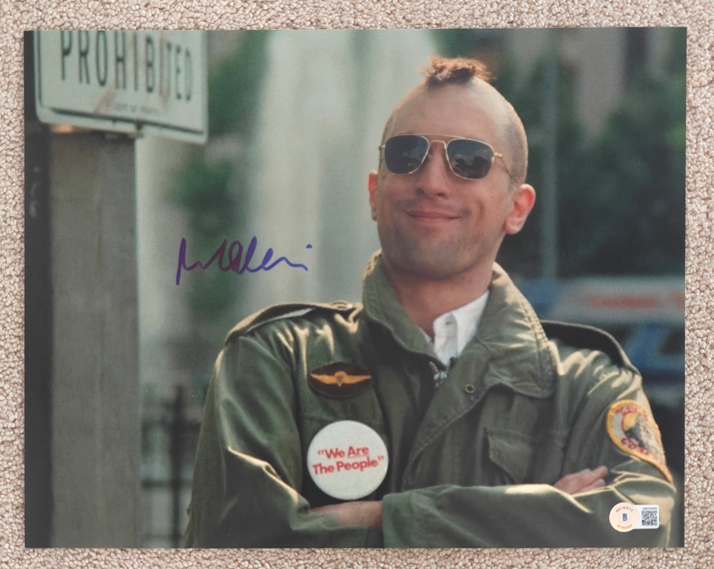 Robert De Niro Signed 11x14 Photo from the Film Taxi Driver (1976)