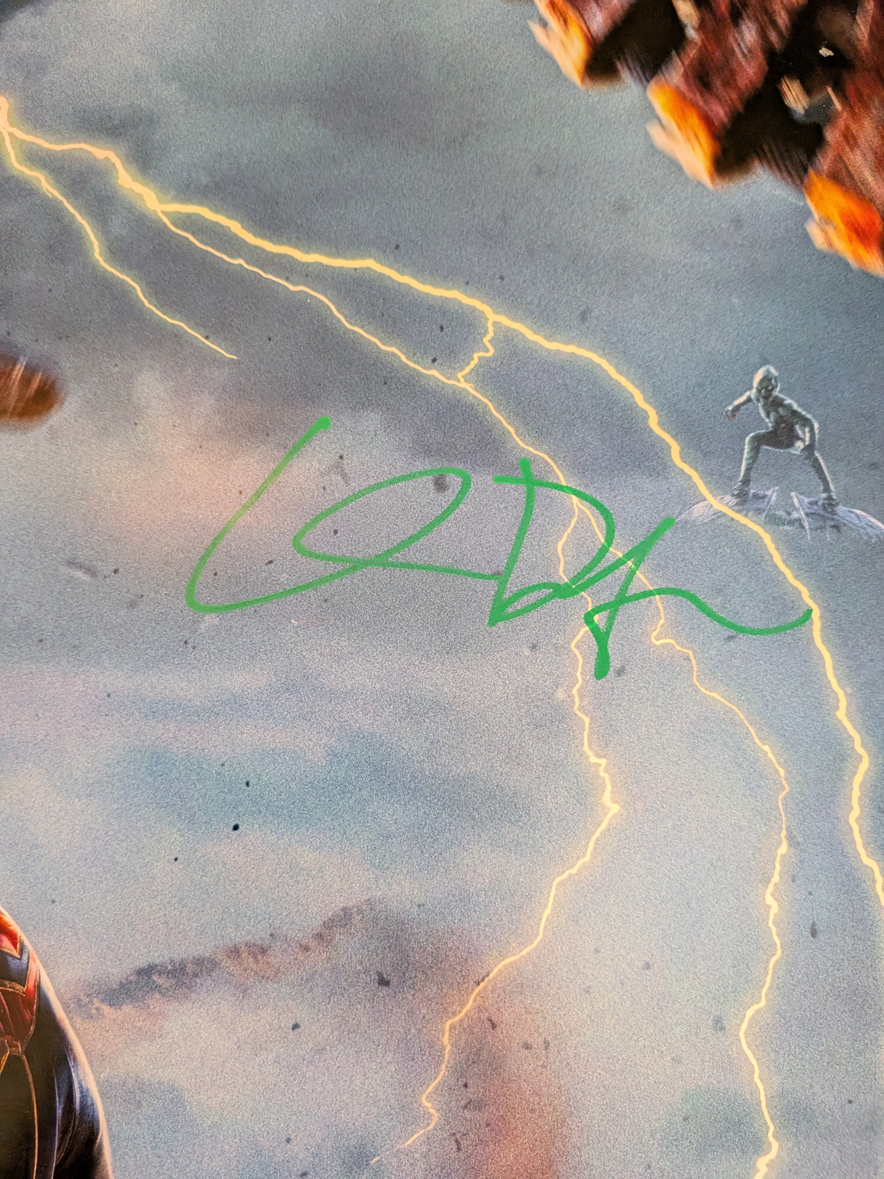 Original DS 27x40 Spider-Man: No Way Home Poster Signed by Benedict Cumberbatch, Andrew Garfield & Willem Dafoe