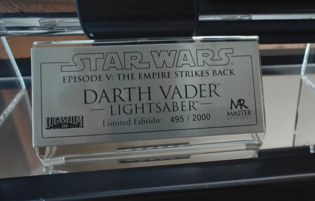 Master Replicas Star Wars Darth Vader Lightsaber Empire Strikes Back EPV Limited Edition SW-117