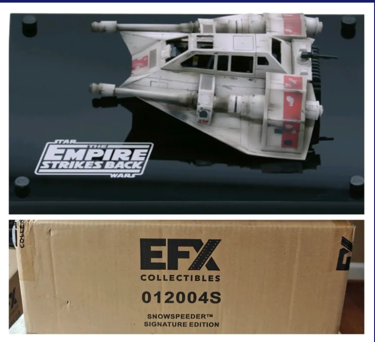 EFX Collectibles Star Wars Empire Strikes Back Snowspeeder Signature Edition - Sold Out
