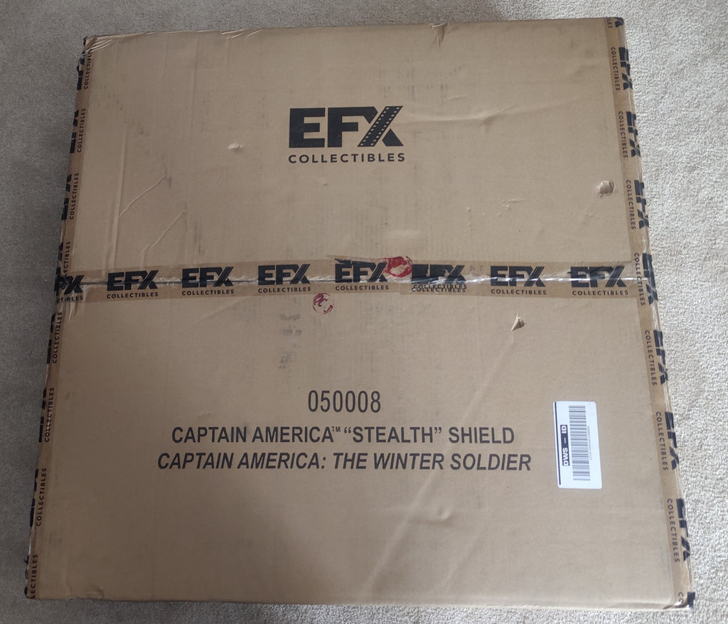 Chris Evans Signed *Artist Proof* EFX Captain America Winter Soldier Stealth Shield - Sealed and Brand New