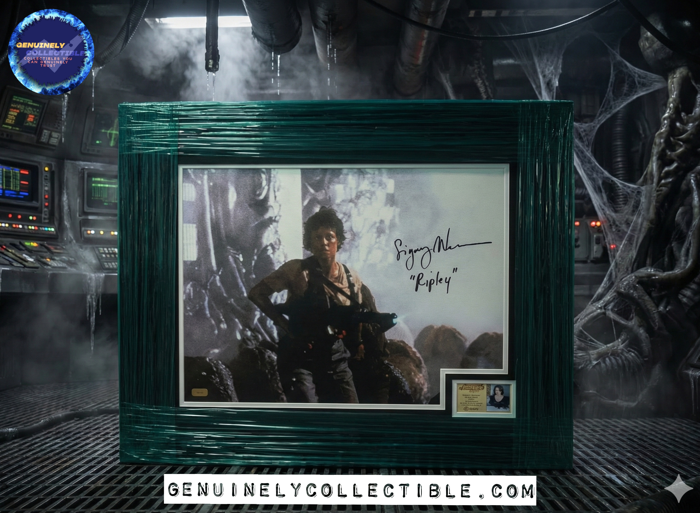 Aliens Limited Edition 16x20 Canvas Print — Sigourney Weaver “Ripley” Signed (#2 of 25 Worldwide)