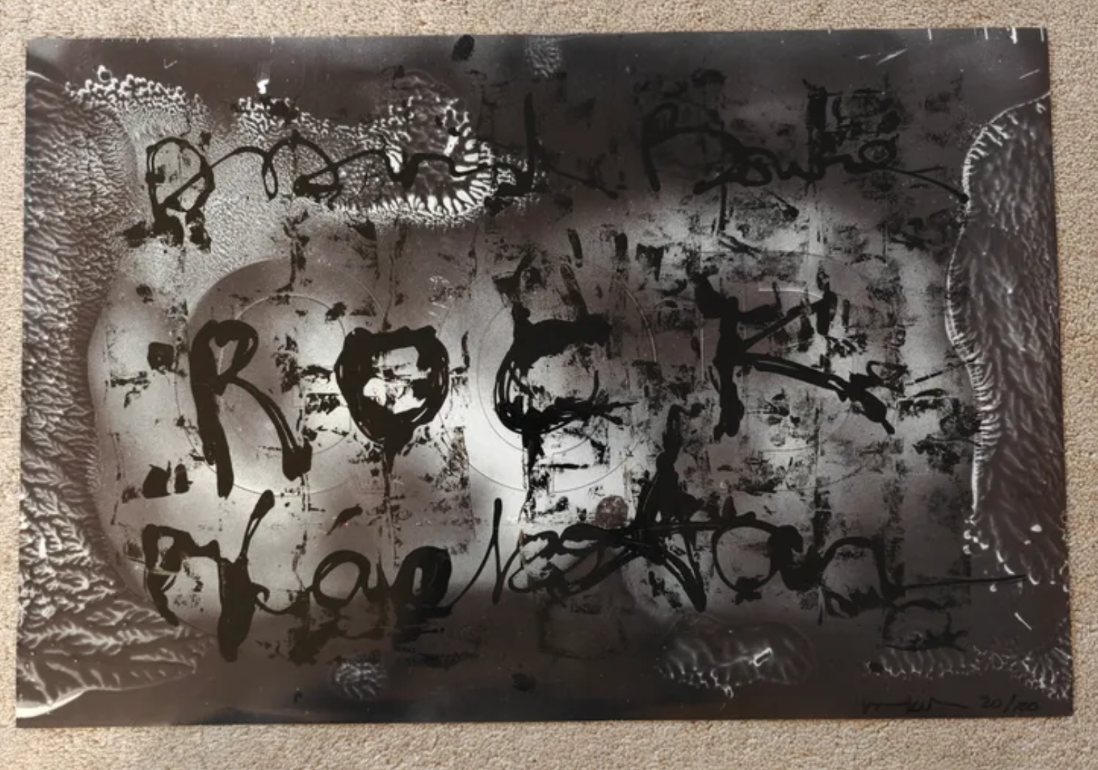 Val Kilmer's Personal Studio Collection - David Bowie Collection - Three 16x24 Pieces of Enhanced & Autographed Art Prints