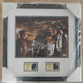Michael J. Fox, Christopher Lloyd Autographed Back to the Future Marty McFly, Doc Brown Lab 11x14 Framed Photo