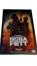 Temuera Morrison Signed 11x17 Poster - Star Wars: The Book of Boba Fett and the Mandalorian