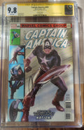 Chris Evans Signed Marvel Comics Captain America Comic - CGC Signature Series 9.8