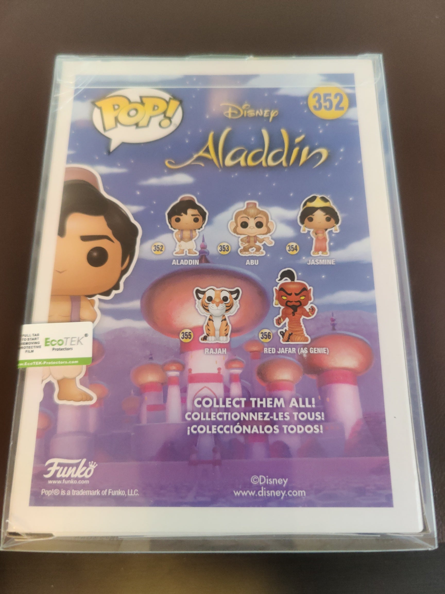 Funko Pop Disney's Aladdin with "Al" Character Name (Signed by Scott Weinger)