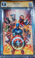 Chris Evans Signed CGC Signature Series 9.8 Marvel Comics: Ultimate Invasion #1 (2023)