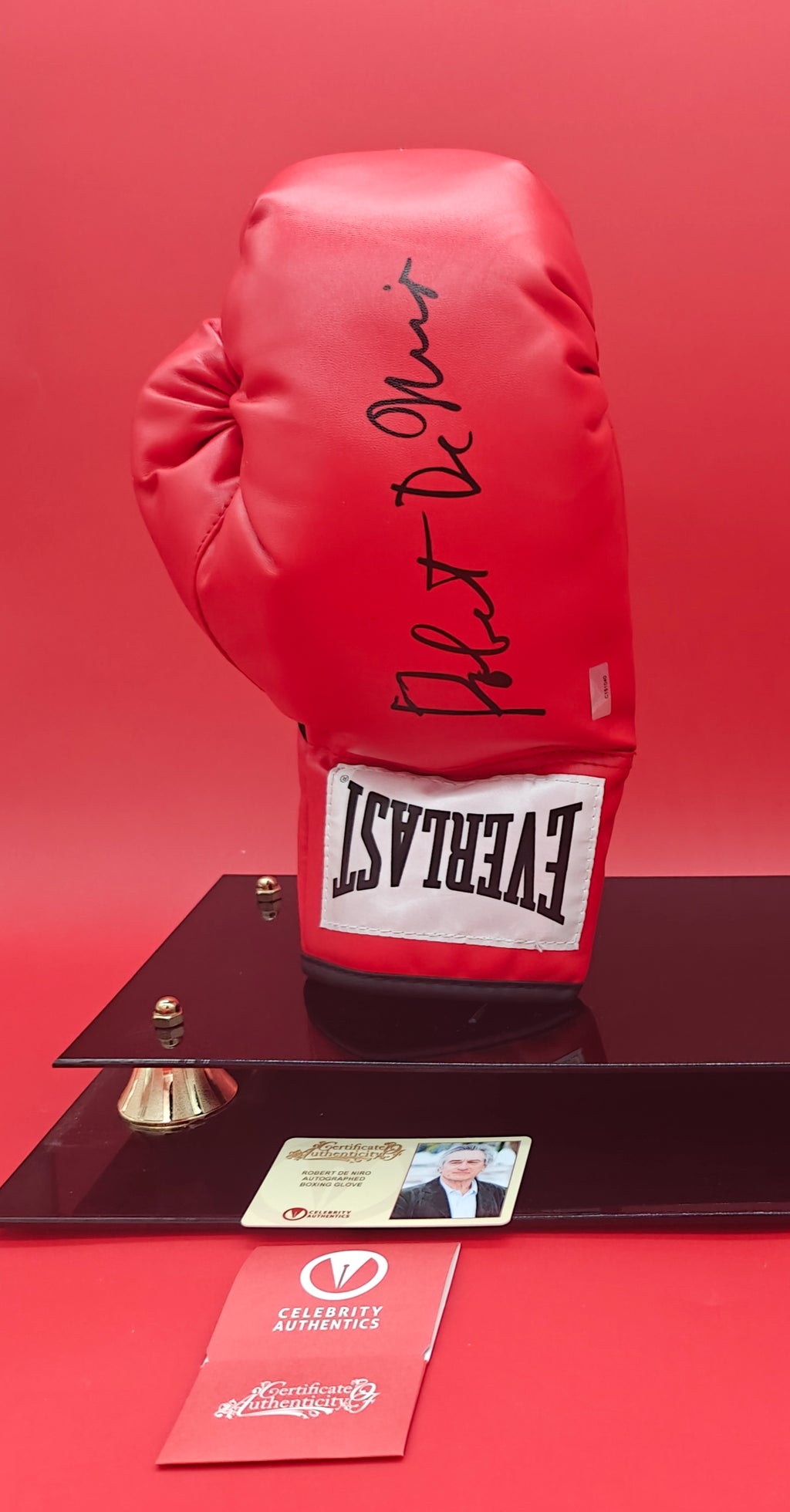 Robert De Niro & Jake LaMotta Dual-signed Raging Bull (1980) Everlast Boxing Glove Set - Only 20 Worldwide
