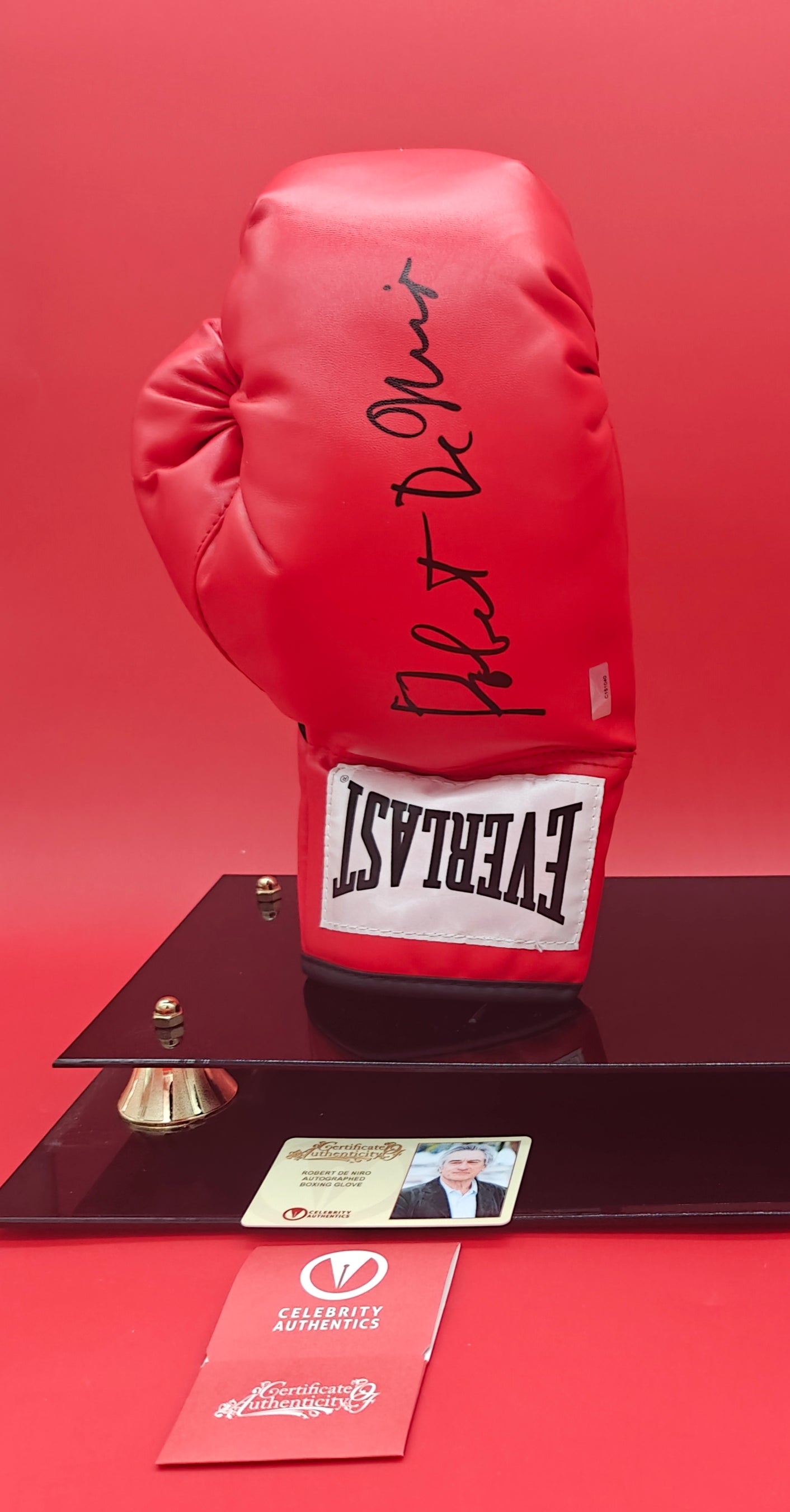 Robert De Niro & Jake LaMotta Dual-signed Raging Bull (1980) Everlast Boxing Glove Set - Only 20 Worldwide