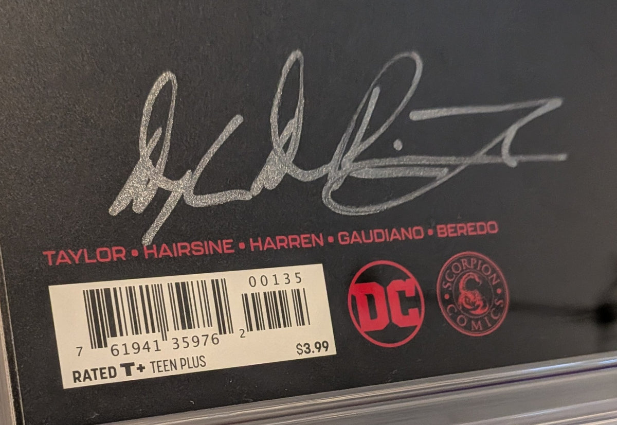 DCeased #1 Custom Scream Ghostface Original Sketch Cover CGC 9.8 Signature Series | Neve Campbell, Skeet Ulrich, Matthew Lillard & Jamie Kennedy 1 of 1