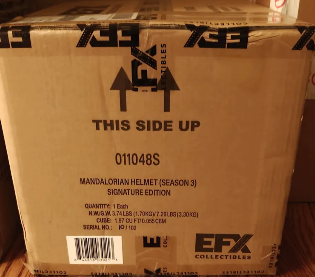 Pedro Pascal Signed EFX Collectibles The Mandalorian Helmet (Season 3) - Official Signature Edition - #10/100 Worldwide
