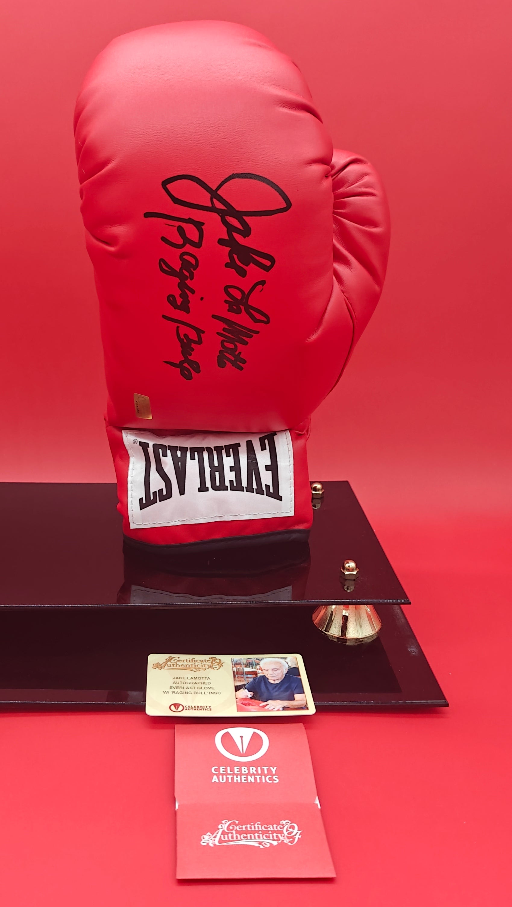 Robert De Niro & Jake LaMotta Dual-signed Raging Bull (1980) Everlast Boxing Glove Set - Only 20 Worldwide