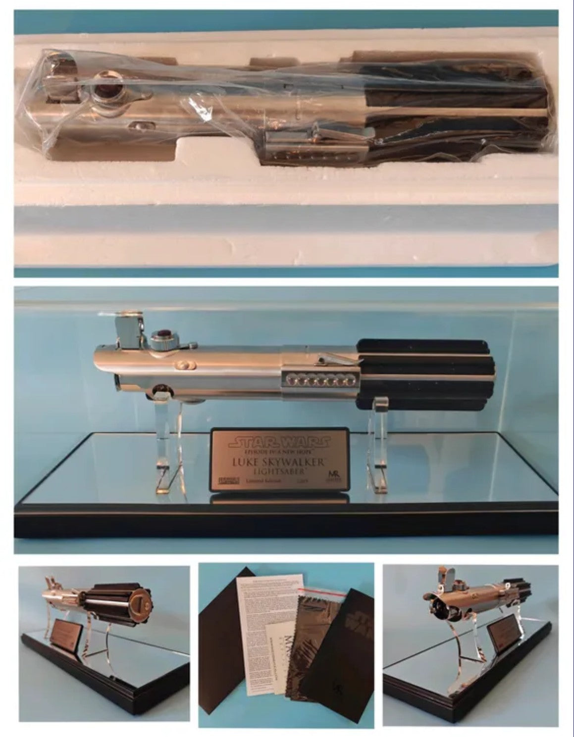 Master Replicas Star Wars Luke Skywalker Lightsaber A New Hope SW-148 Limited Edition Prop Replica