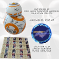 Hamill, Ridley, Boyega, Daniels, Mayhew, Driver +14 Cast Signed Star Wars: The Force Awakens 1:1 BB-8 Droid Replica