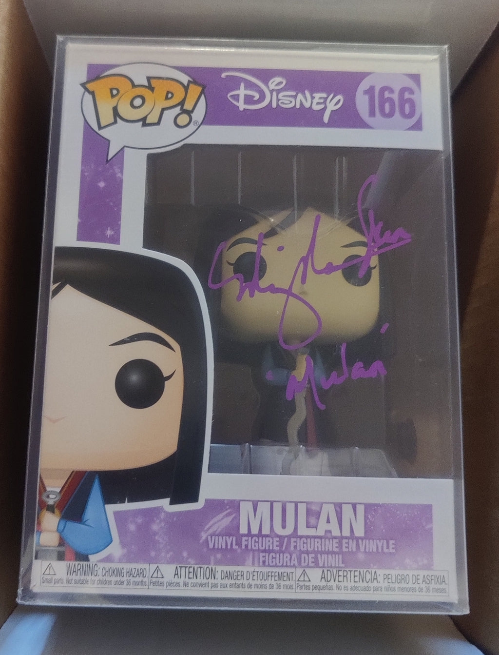 Ming-Na Wen Signed Mulan Funko Pop from Disney's Mulan