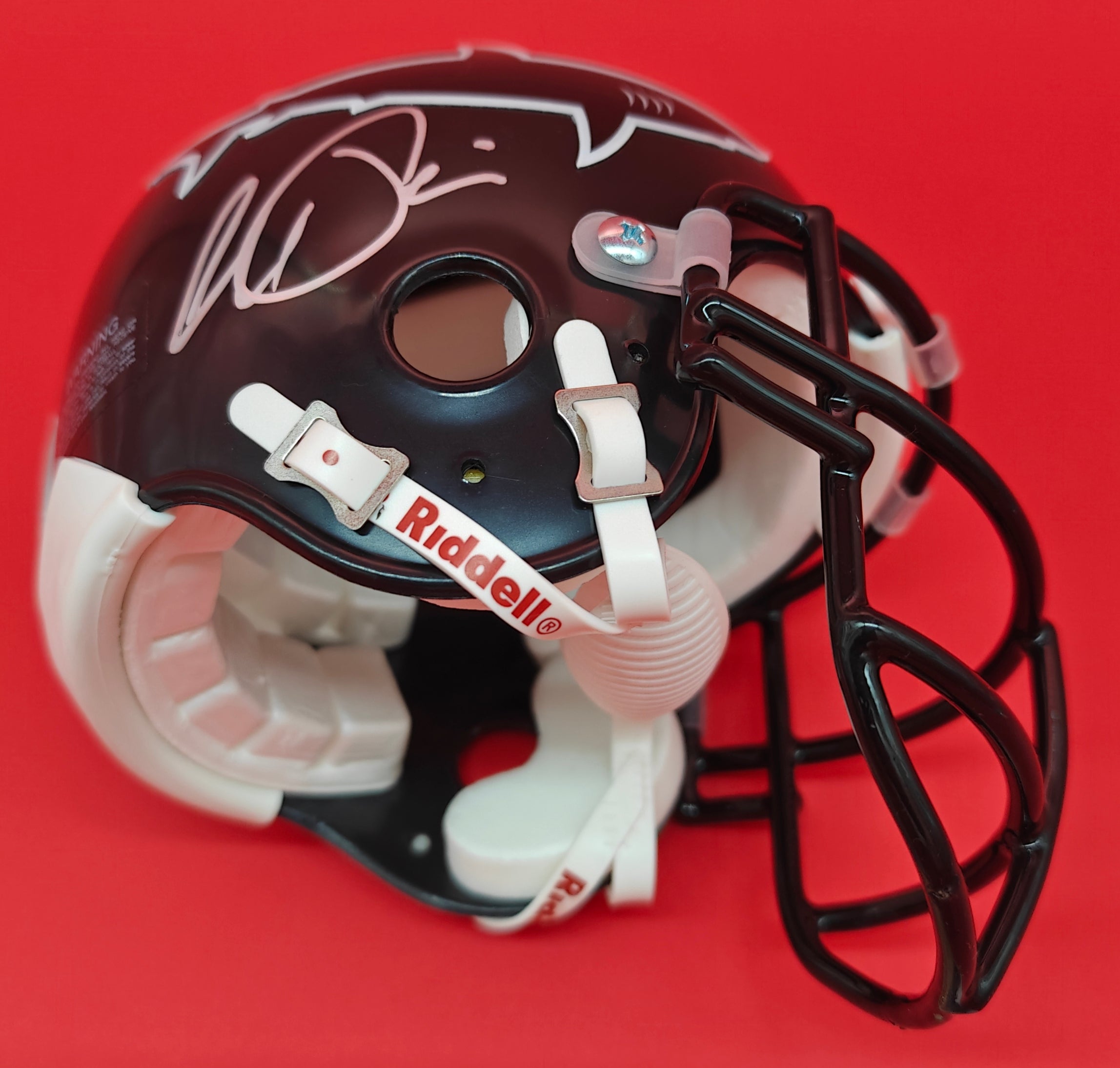 Al Pacino and Jamie Foxx Dual-Signed Sharks Mini-Helmet from Any Given Sunday