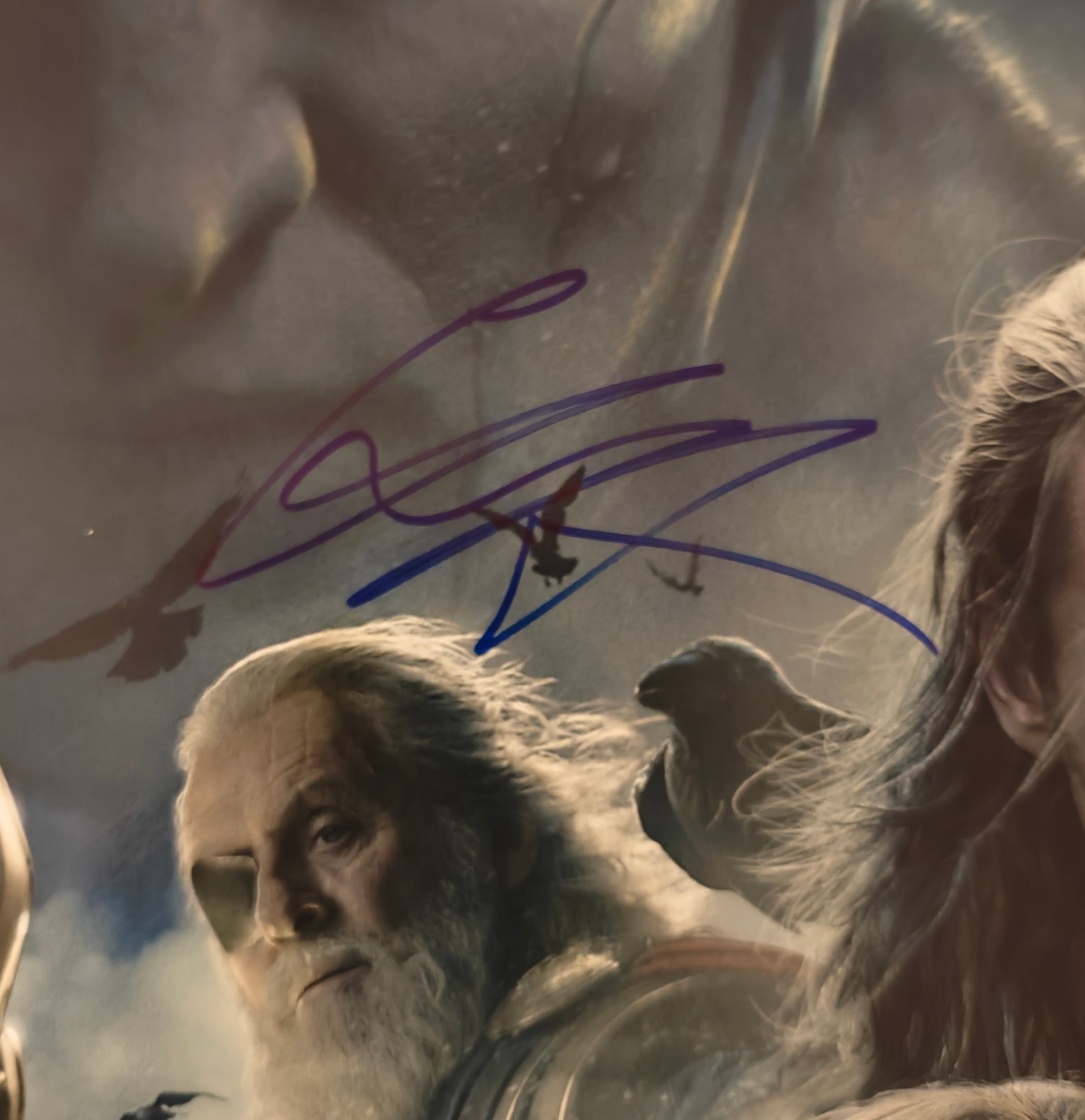 Portman, Hopkins, Hemsworth, Hiddleston 4x Signed Thor: Dark World Original Double-Sided Poster