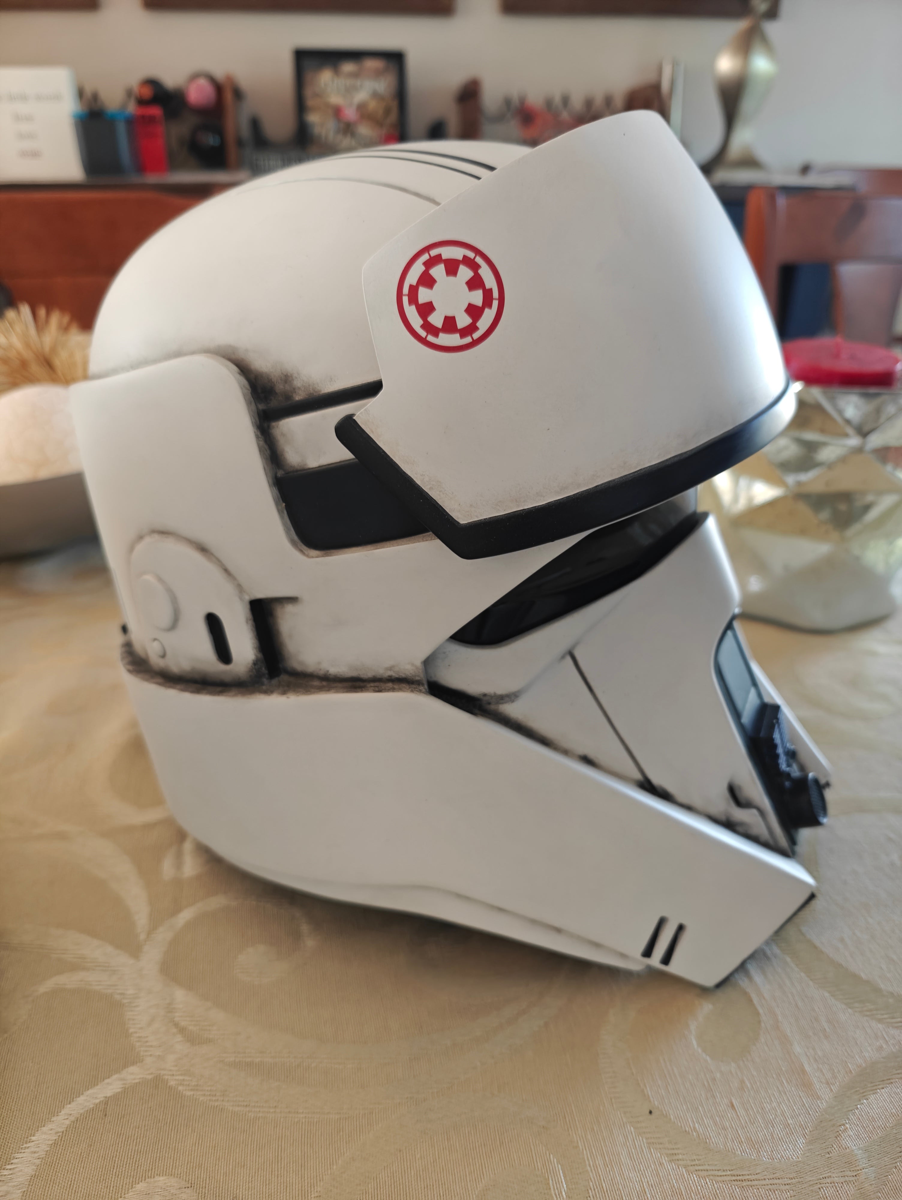 Anovos Star Wars Imperial Tank Trooper Helmet (Weathered) 1:1 Helmet