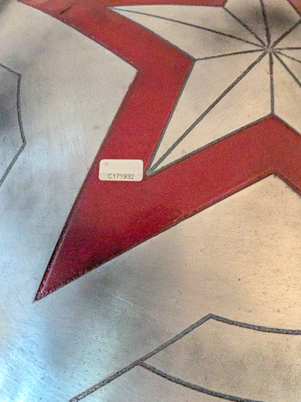 David Harbour Signed Marvel Alexei Shostakov 1:1 Scale Metal Shield with Red Guardian Inscription