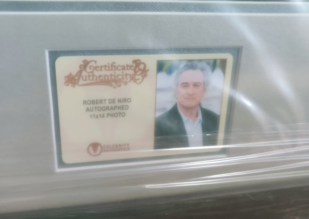Robert De Niro Signed Goodfellas (1990) as James Conway 11x14 Gallery-Grade Framed Photo