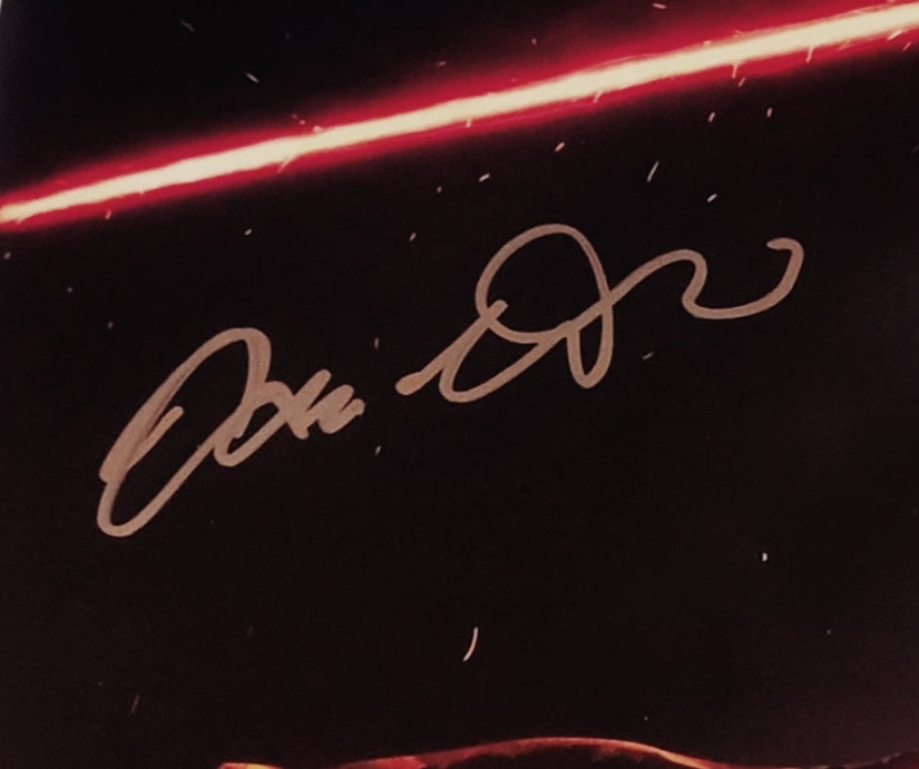 Adam Driver Signed 16x20 Photo as Kylo Ren from the Star Wars The Force Awakens in 20x24 Gallery Ready Frame